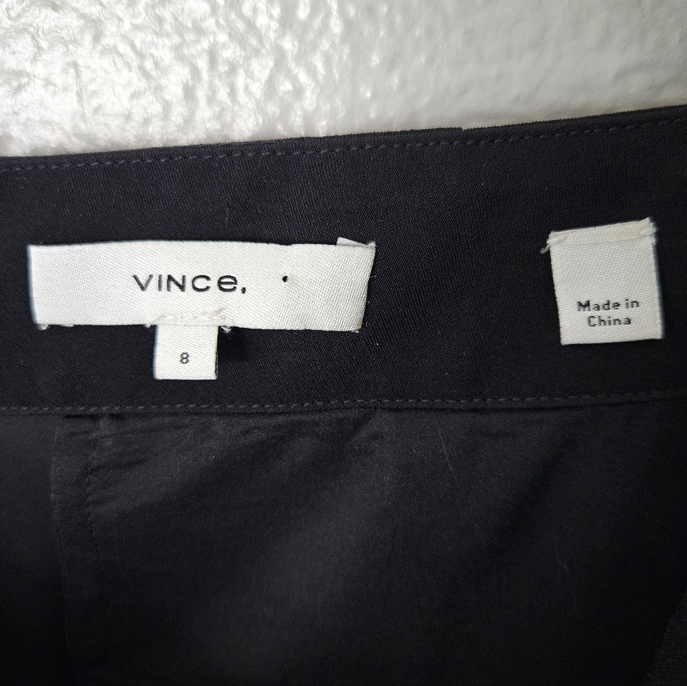 Vince Wide Leg Crop Pants Black Size 8 - Picture 11 of 13